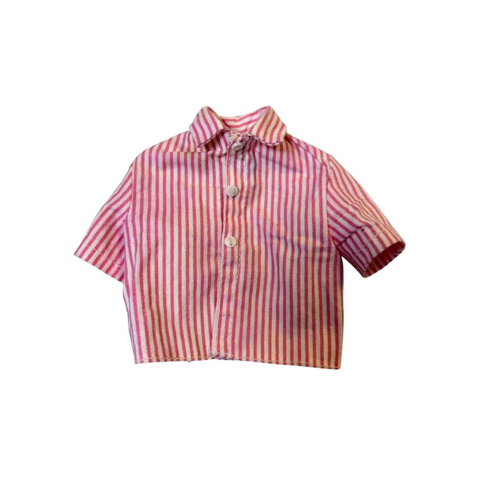 VTG Barbie Ken Casual All Stars Sears exclusive pink stripe shirt. #1514. 1970